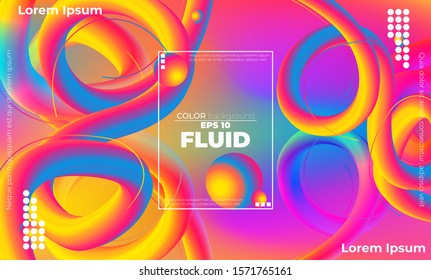 Liquid  flow Fluid wave colors rainbow shapes blurred background, Applicable for gift card cover poster,  Poster on wall poster template,  landing page, ui, ux ,coverbook,  baner, social media posted