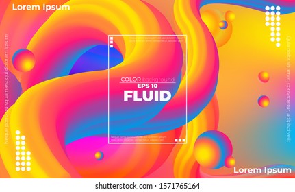 Liquid  flow Fluid wave colors rainbow shapes blurred background, Applicable for gift card cover poster,  Poster on wall poster template,  landing page, ui, ux ,coverbook,  baner, social media posted