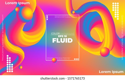 Liquid  flow Fluid wave colors rainbow shapes blurred background, Applicable for gift card cover poster,  Poster on wall poster template,  landing page, ui, ux ,coverbook,  baner, social media posted