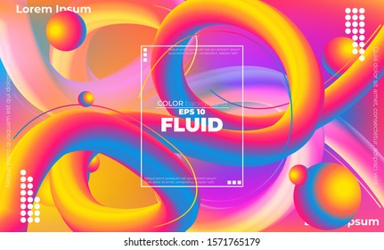 Liquid  flow Fluid wave colors rainbow shapes blurred background, Applicable for gift card cover poster,  Poster on wall poster template,  landing page, ui, ux ,coverbook,  baner, social media posted