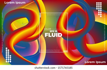 Liquid  flow Fluid wave colors rainbow shapes blurred background, Applicable for gift card cover poster,  Poster on wall poster template,  landing page, ui, ux ,coverbook,  baner, social media posted