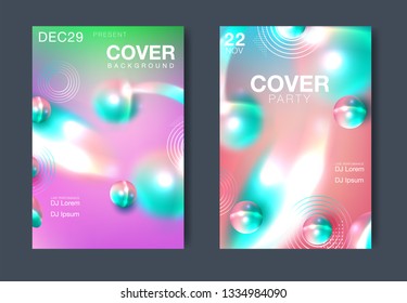 Liquid, flow, sound wave, fluid background. Electro summer wave music poster. Abstract colored waves music background. Applicable for card,cover,poster