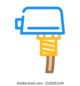 liquid flow switch color icon vector. liquid flow switch sign. isolated symbol illustration
