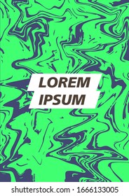 Liquid and fluid background green gradient color. for template background and wallpaper. vector illustration