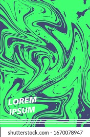 Liquid and fluid background green gradient color. for template background and wallpaper. vector illustration