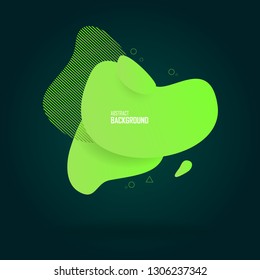 Liquid fluid color abstract shapes, abstract design background. Abstract vector gradient elements for logo, banner, post