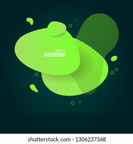 Liquid fluid color abstract shapes, abstract design background. Abstract vector gradient elements for logo, banner, post