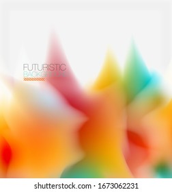 Liquid fluid color splashes abstract background, bright colorful shapes. Techno futuristic vector abstract background For Wallpaper, Banner, Background, Card, Book Illustration, landing page