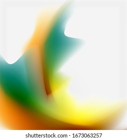 Liquid fluid color splashes abstract background, bright colorful shapes. Techno futuristic vector abstract background For Wallpaper, Banner, Background, Card, Book Illustration, landing page