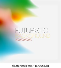 Flüssige Flüssigkeiten spritzen abstrakten Hintergrund, helle bunte Formen. Techno-futuristische Vektorillustration abstrakter Hintergrund für Bildschirmhintergrund, Banner, Hintergrund, Karte, Buchillustration, Landungsseite