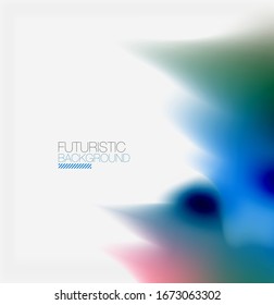 Liquid fluid color splashes abstract background, bright colorful shapes. Techno futuristic vector abstract background For Wallpaper, Banner, Background, Card, Book Illustration, landing page