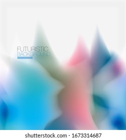 El color líquido salpicado por el fondo abstracto, formas coloridas y brillantes. Fondo abstracto vectorial futurista Techno para papel tapiz, banner, fondo, tarjeta, ilustración de libro, página de inicio