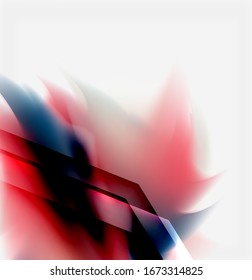 Liquid fluid color splashes abstract background, bright colorful shapes. Techno futuristic vector abstract background For Wallpaper, Banner, Background, Card, Book Illustration, landing page