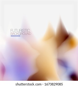 El color líquido salpicado por el fondo abstracto, formas coloridas y brillantes. Fondo abstracto vectorial futurista Techno para papel tapiz, banner, fondo, tarjeta, ilustración de libro, página de inicio