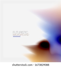 El color líquido salpicado por el fondo abstracto, formas coloridas y brillantes. Fondo abstracto vectorial futurista Techno para papel tapiz, banner, fondo, tarjeta, ilustración de libro, página de inicio