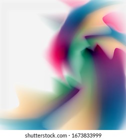El color líquido salpicado por el fondo abstracto, formas coloridas y brillantes. Fondo abstracto vectorial futurista Techno para papel tapiz, banner, fondo, tarjeta, ilustración de libro, página de inicio