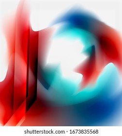 Liquid fluid color splashes abstract background, bright colorful shapes. Techno futuristic vector abstract background For Wallpaper, Banner, Background, Card, Book Illustration, landing page