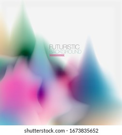 A cor do fluido líquido esplandece fundo abstrato, formas coloridas brilhantes. Tecno vetor futurista abstrato fundo Para papel de parede, Banner, Fundo, Cartão, Ilustração de livro, página inicial