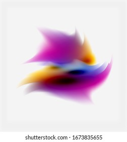 Liquid fluid color splashes abstract background, bright colorful shapes. Techno futuristic vector abstract background For Wallpaper, Banner, Background, Card, Book Illustration, landing page