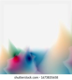 Liquid fluid color splashes abstract background, bright colorful shapes. Techno futuristic vector abstract background For Wallpaper, Banner, Background, Card, Book Illustration, landing page
