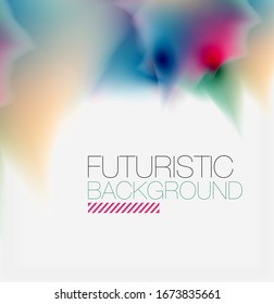 Flüssige Flüssigkeiten spritzen abstrakten Hintergrund, helle bunte Formen. Techno-futuristische Vektorillustration abstrakter Hintergrund für Bildschirmhintergrund, Banner, Hintergrund, Karte, Buchillustration, Landungsseite