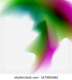 El color líquido salpicado por el fondo abstracto, formas coloridas y brillantes. Fondo abstracto vectorial futurista Techno para papel tapiz, banner, fondo, tarjeta, ilustración de libro, página de inicio