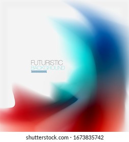 A cor do fluido líquido esplandece fundo abstrato, formas coloridas brilhantes. Tecno vetor futurista abstrato fundo Para papel de parede, Banner, Fundo, Cartão, Ilustração de livro, página inicial