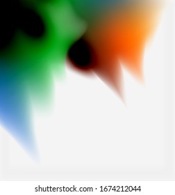 El color líquido salpicado por el fondo abstracto, formas coloridas y brillantes. Fondo abstracto vectorial futurista Techno para papel tapiz, banner, fondo, tarjeta, ilustración de libro, página de inicio