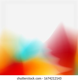 Liquid fluid color splashes abstract background, bright colorful shapes. Techno futuristic vector abstract background For Wallpaper, Banner, Background, Card, Book Illustration, landing page