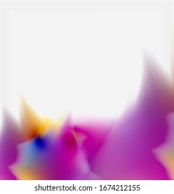 Liquid fluid color splashes abstract background, bright colorful shapes. Techno futuristic vector abstract background For Wallpaper, Banner, Background, Card, Book Illustration, landing page