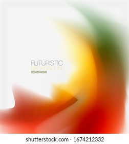Liquid fluid color splashes abstract background, bright colorful shapes. Techno futuristic vector abstract background For Wallpaper, Banner, Background, Card, Book Illustration, landing page