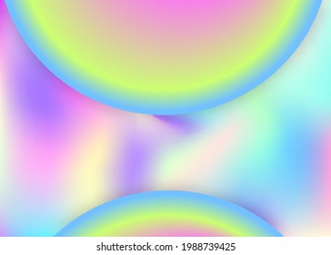 Liquid fluid. Creative report, invitation layout. Holographic 3d backdrop with modern trendy blend. Vivid gradient mesh. Liquid fluid background with dynamic elements and shapes.
