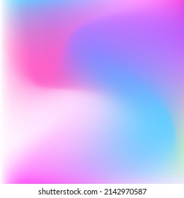 Malla de gradiente de barrido multicolor rosado de curva líquida. Papel de escritorio Dinámico Pastel de Color Ondulado Agua. Fondo de degradado de cielo brillante y luminoso. Imagen De Diseño De Neon Vibrante Fría Y Colorida.