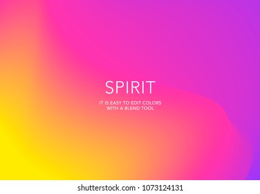 Liquid fluid design of colourful abstract vector blend background for graphic template.