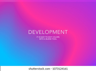 Liquid fluid design of colourful abstract vector blend background for graphic template.