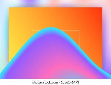 Liquid fluid. Holographic 3d backdrop with modern trendy blend. Minimalist website, interface layout. Vivid gradient mesh. Liquid fluid with dynamic elements and shapes. Landing page.