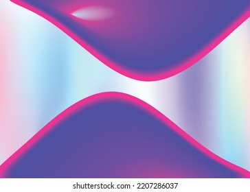 Liquid fluid. Holographic 3d backdrop with modern trendy blend. Vivid gradient mesh. Soft presentation, magazine template. Liquid fluid background with dynamic elements and shapes.