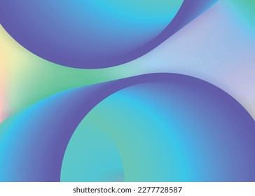 Liquid fluid. Holographic 3d backdrop with modern trendy blend. Vivid gradient mesh. Cool poster, flyer design. Liquid fluid background with dynamic elements and shapes.