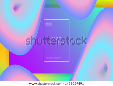 Liquid fluid. Holographic 3d backdrop with modern trendy blend. Vivid gradient mesh. Soft ui, app composition. Liquid fluid with dynamic elements and shapes. Landing page.