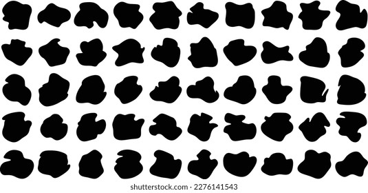 Liquid and fluid shape Black symbol 