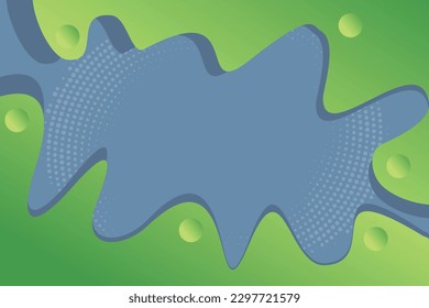 Liquid, Fluid Shape. Green Lime with Gray Color. Background, Wallpaper Template. Design Graphic Vector EPS10