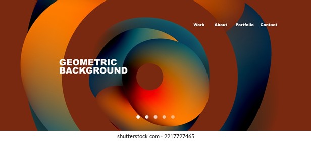 Liquid fluid shapes with flowin gradients abstract backgrounds. Vector illustration for wallpaper, banner, background, leaflet, catalog, cover, flyer