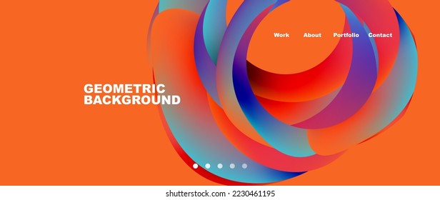 Liquid fluid shapes with flowin gradients abstract backgrounds. Vector illustration for wallpaper, banner, background, leaflet, catalog, cover, flyer