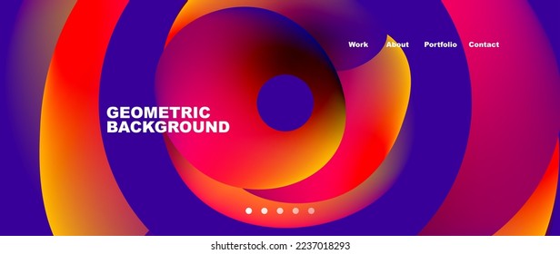 Liquid fluid shapes with flowin gradients abstract backgrounds. Vector illustration for wallpaper, banner, background, leaflet, catalog, cover, flyer