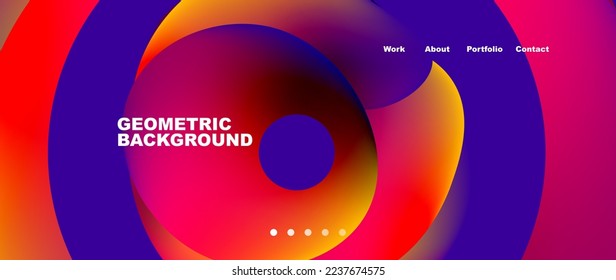 Liquid fluid shapes with flowin gradients abstract backgrounds. Vector illustration for wallpaper, banner, background, leaflet, catalog, cover, flyer