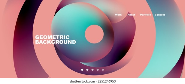 Liquid fluid shapes with flowin gradients abstract backgrounds. Vector illustration for wallpaper, banner, background, leaflet, catalog, cover, flyer