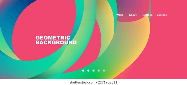 Liquid fluid shapes with flowin gradients abstract backgrounds. Vector illustration for wallpaper, banner, background, leaflet, catalog, cover, flyer