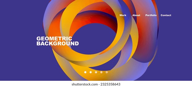 Liquid fluid shapes with flowin gradients abstract backgrounds. Vector illustration for wallpaper, banner, background, leaflet, catalog, cover, flyer