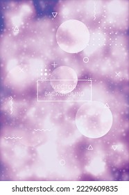 Liquid Fluid. Shiny Banner. Tech Iridescent Elements. Motion Flyer. Memphis Dots. Blue Space Texture. Hologram Background. Abstract Pattern. Purple Liquid Fluid