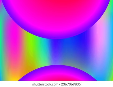 Liquid fluid. Vibrant poster, certificate frame. Holographic 3d backdrop with modern trendy blend. Vivid gradient mesh. Liquid fluid background with dynamic elements and shapes.